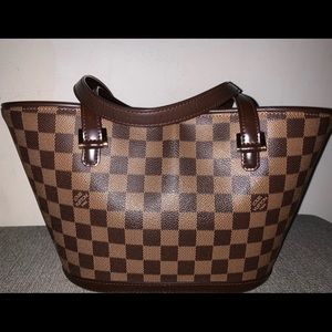 Louis Vuitton bag.